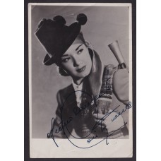 LOLITA TORRES AUTOGRAFO ACTRIZ CANTANTE ARGENTINA FOTO FIRMADA