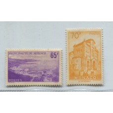 MONACO 1957 Yv. 487/8 SERIE COMPLETA DE ESTAMPILLAS NUEVAS MINT 28 EUROS